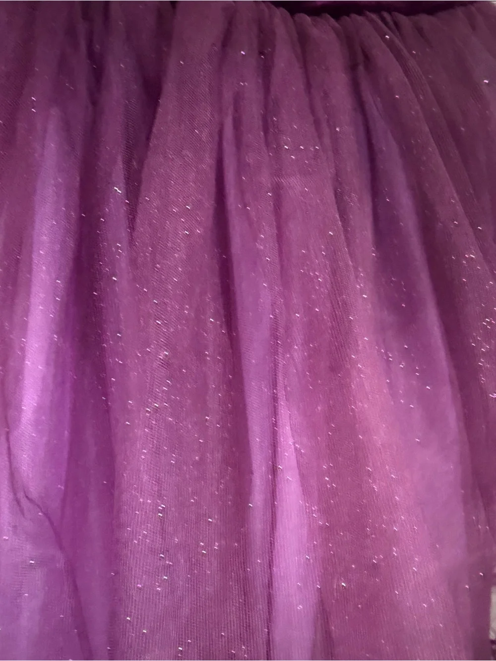 Weissman Purple Tulle Ballet Dress with Embellished Velvet Bodice